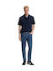 Men's Jeans Pants with Regular Tapered Fit Blue