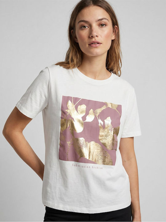 Jdy Γυναικείο T-shirt Βυσσινί
