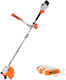 Ruris 3044e – Tăietoare De Iarbă Brushless 2x20v 300 Mm Linie 255 Mm Lamă 2 Baterii Incluse