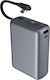 Force Power Power Bank 20000mAh 40W με Θύρα USB-A και Θύρα USB-C Grey