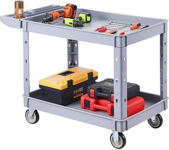 Vevor Καρότσι Μεταφοράς για Φορτίο Βάρους έως 250kg σε Γκρι Χρώμα