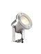 Perel Spot De Podea LED 2.6W Cu Alb Cald IP44 Argintiu