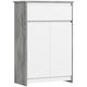 Kleankin Bathroom Cabinet 60x30x90cm Grey