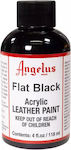 Angelus Flachschwarz Acryl Lederfarbe 118ml