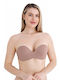 Βιζον Strapless Σουτιέν με Μπανέλες