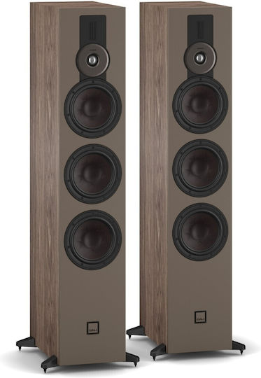 Dali Sonik 9 Paar Passive Hi-Fi-Lautsprecher Boden 2.5-Wege Walnut