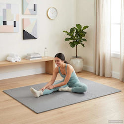 vidaXL Δάπεδα Παζλ Γυμναστηρίου 60x60x1cm 40τμχ Γκρι vidaXL Δάπεδα Παζλ Γυμναστηρίου 60x60x1cm 40τμχ Γκρι