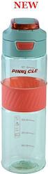 Pinnacle Thermos Bottle Plastic 850ml Coral