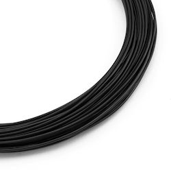 Aluminum Wire 1mm 12m Black Pack 1