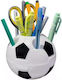 Pencil Holder Desk Organizer Football Ball 9.5x10.5x10.5 Cm