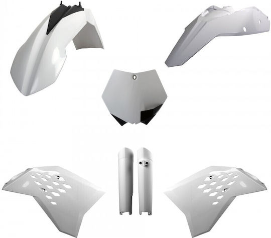Polisport Set Piese De Motocicletă Din Plastic Pentru Yamaha XC Alb