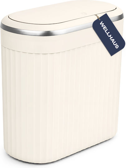 Wellhaus Kunststoff Beigen Mülleimer 15lt