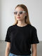 Max Air Women Sunglasses with Transparent Frame and Transparent Lens SA017