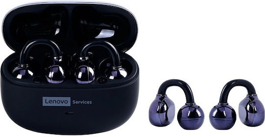 Lenovo LE302 Open Ear Bluetooth Handsfree Headphones with Sweat Resistance and Charging Case Black