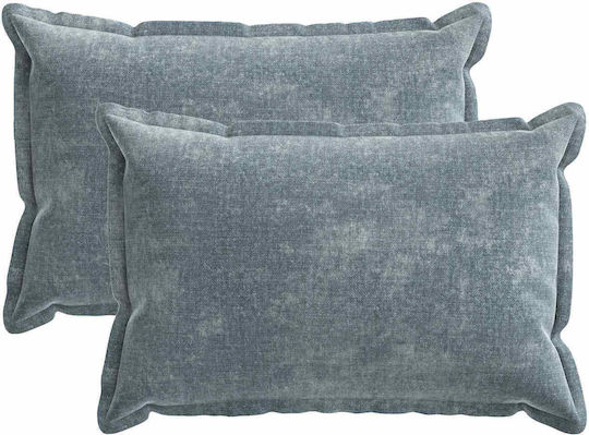 vidaXL Διακοσμητική Μαξιλαροθήκη Houten Γαλάζιο 30x50εκ.