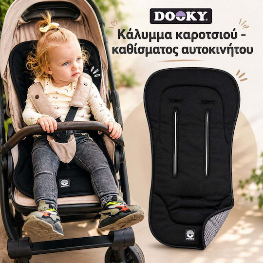 Dooky Покривало за седалка на автомобил Черно Седалка