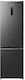 Arielli Arielli Kühlschrank mit Gefrierfach 405lt Total NoFrost Υ200xΠ59.9xΒ66cm Schwarz
