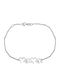 Atofio Kosmima Women's Bracelet in 18K White Gold with Zircon