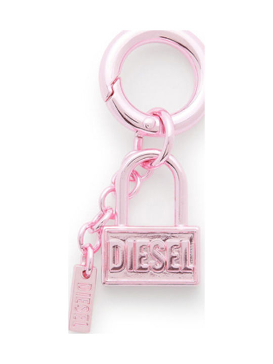 Diesel Metal Padlock Design Charm Women Diesel Pink X10809-p9137-hb516