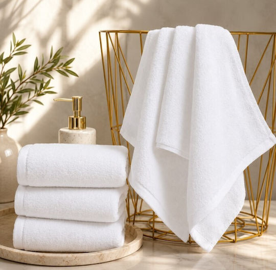 Set 6 Hotelhandtücher Badezimmer 150x80cm Weiße
