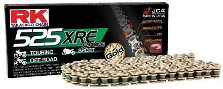 RK 525XRE 114L Kette Mit XW Ring Gold Japan