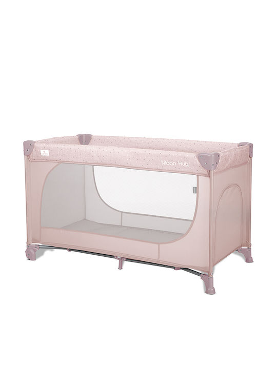 Lorelli Moon Hug One Touch Laufstall mit Matratze Rosa