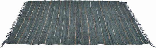Leder Teppich 120x180cm Petrol Blau Leder Teppich 120x180cm Petrol Blau