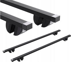 Amos Car Roof Bars Steel for Volkswagen Fox 5D 2010+ Amos Car Roof Bars Steel for Volkswagen Fox 5D 2010+