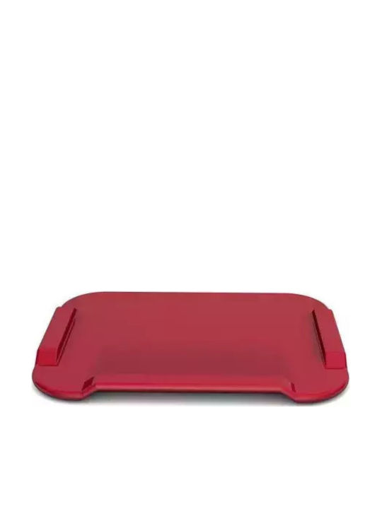 Ornamin Пластмасова Сервизна Чиния Червена 22x17см
