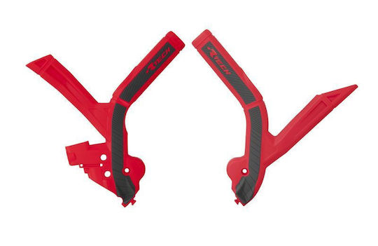 Racetech Protecții Cadru Motocicletă Keeway Ușor Roșii