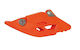 Racetech Προστατευτικό Αλυσίδας Μοτοσυκλέτας KTM 250 SX-F Πορτοκαλί