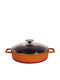 Lava Glaze Gusseisen Töpfe aus Manteimi 47lt / 24cm
