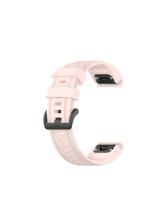 Silicone Strap Garmin Fenix 5s 6s 7s 8 43mm Epix Gen 2 42mm Descent Mk2s/mk3 43mm D2 Delta S Mach 1 Pro 43mm Instinct 2s Pink