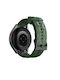 Silicone Rhombus Pattern Realme Watch 5 22mm Army Green