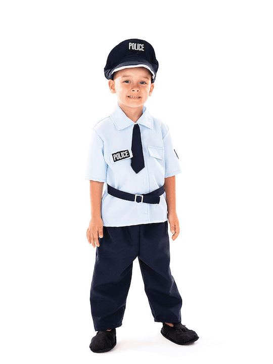 Children's Carnival Costume Police Officer Bebe