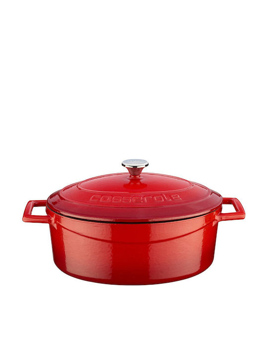 Lava Folk Γάστρα Οβάλ Μαντεμένια με Γυάλινο Καπ...