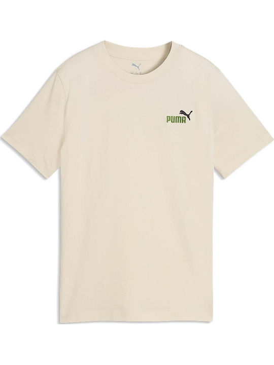 PUMA Παιδικό T-shirt Λευκό Logo Tee