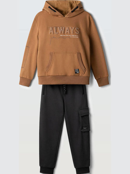 Hashtag Sweatpants Set Braun Hashtag Sweatpants Set Braun