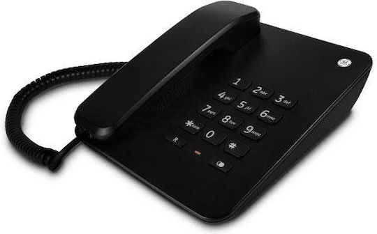 GE Жичен Телефон За Офиса Черен ALF00-01-918
