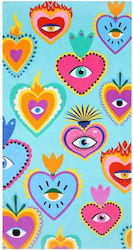 Aquablue Beach Towel Light Blue