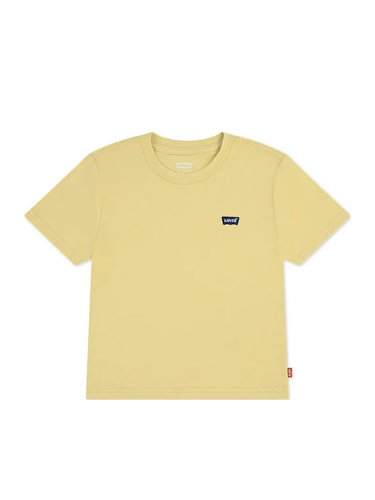 Levi's Детско T-shirt Raffia Жълт Batwing Chest...
