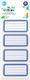 The Littlies Notebook Labels 100 Pieces