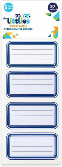 The Littlies Notebook Labels 100 Pieces