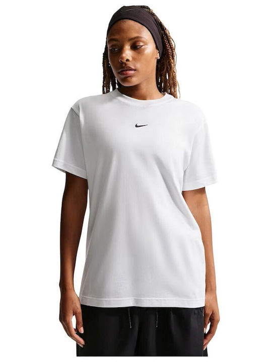 Nike Γυναικείο Oversized T-shirt Cream