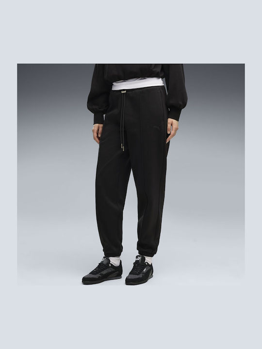 PUMA Pantalon Trening Fleece Negru