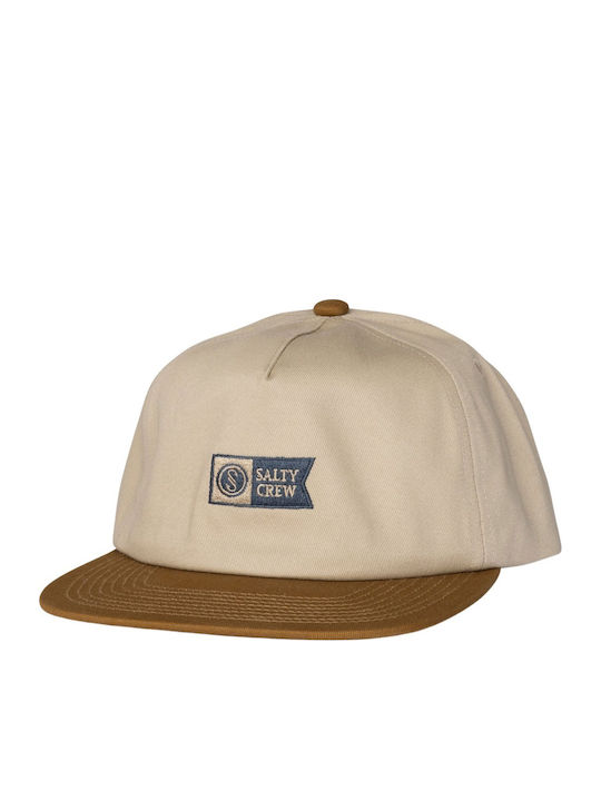 Salty Crew Workshop Snapback Cap Natural