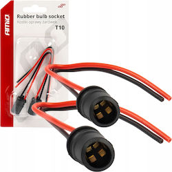 2x W5w T10 Bulb Holder Socket Plug Connector