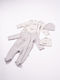 Evita Set Strampler mit Kappe Grau