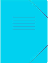 Cardboard Laminated File Folder With Rubber Band 25x35cm Light Blue Cardboard Laminated File Folder With Rubber Band 25x35cm Light Blue