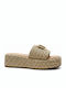 Women's Beige Platforms